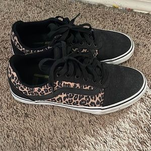 Gently Used Cheetah Print Vans
